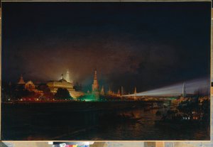 Illumination of the Kremlin by Aleksei Petrovich Bogolyubov